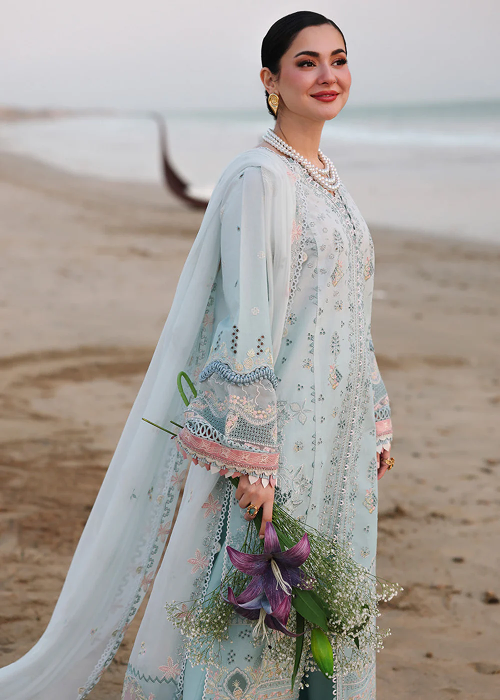 Sahil Luxury Lawn '26 by Qalamkar | SA-05 AYRA - Image 6