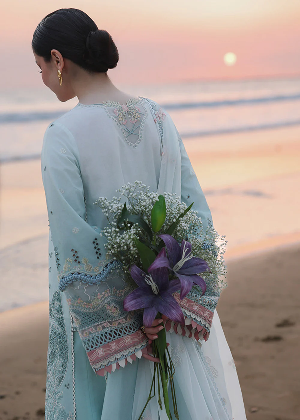 Sahil Luxury Lawn '26 by Qalamkar | SA-05 AYRA - Image 8