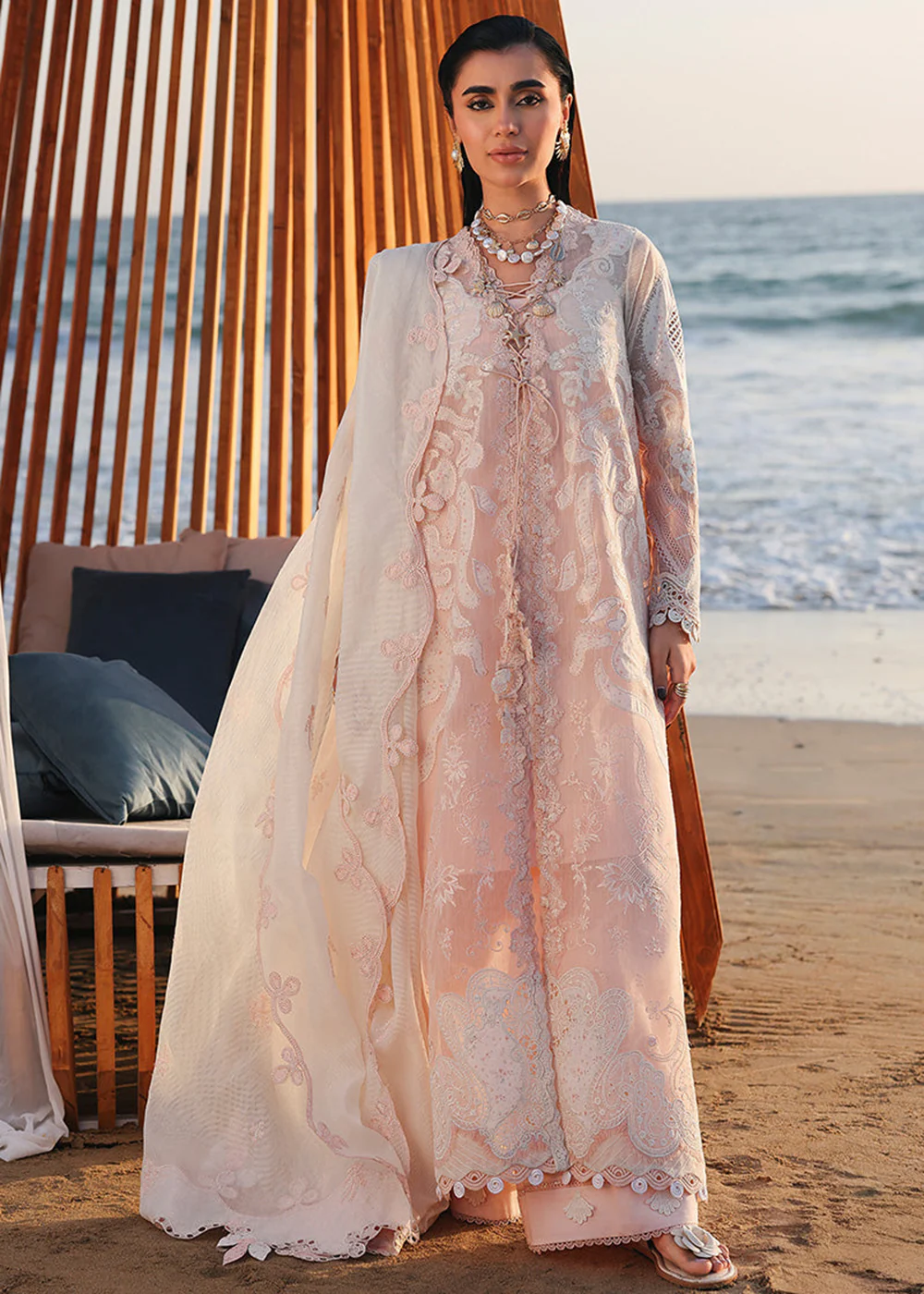 Sahil Luxury Lawn '26 by Qalamkar | SA-06 MAHUR