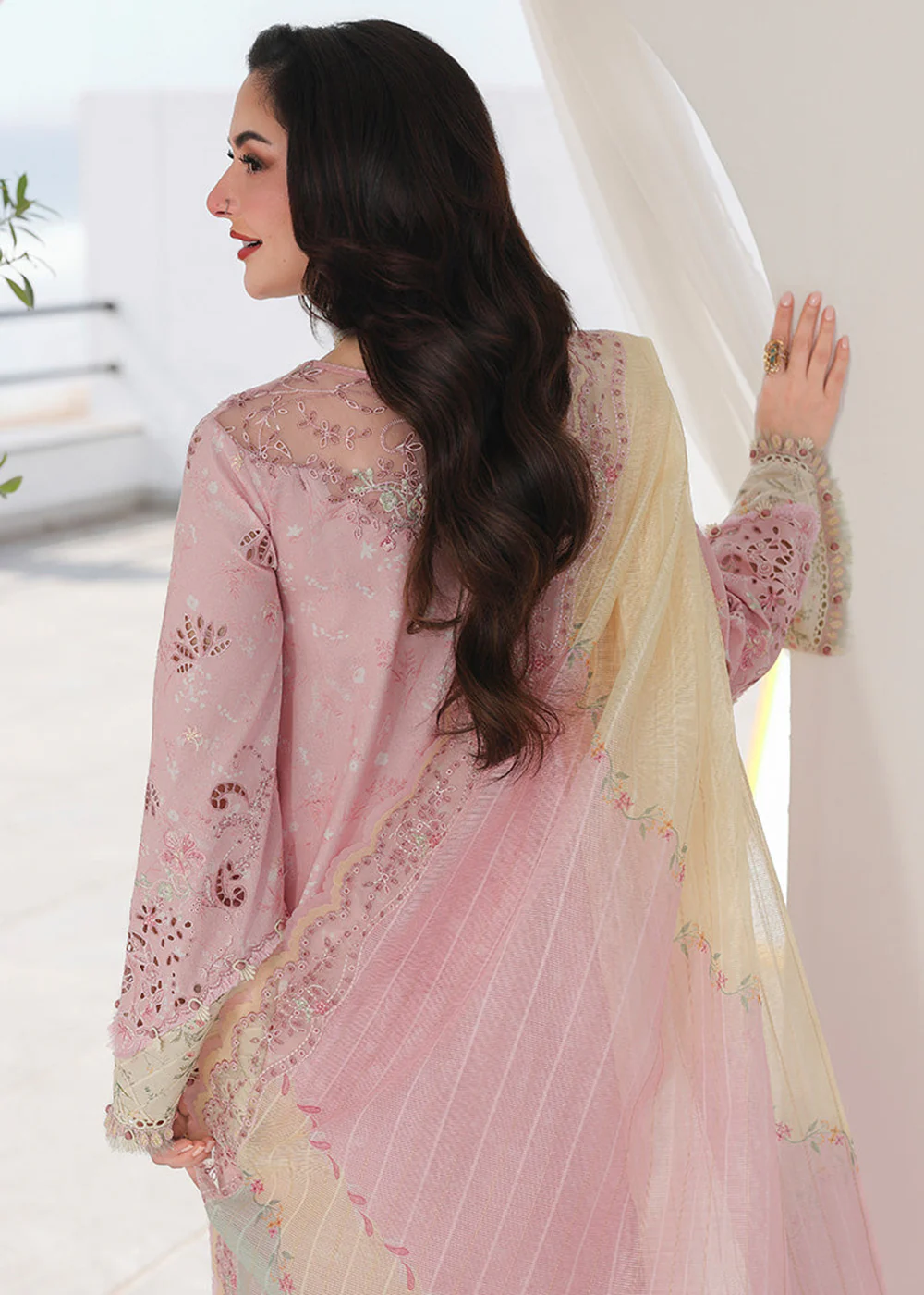 Sahil Luxury Lawn '26 by Qalamkar | SA-09 HANIYA - Image 4