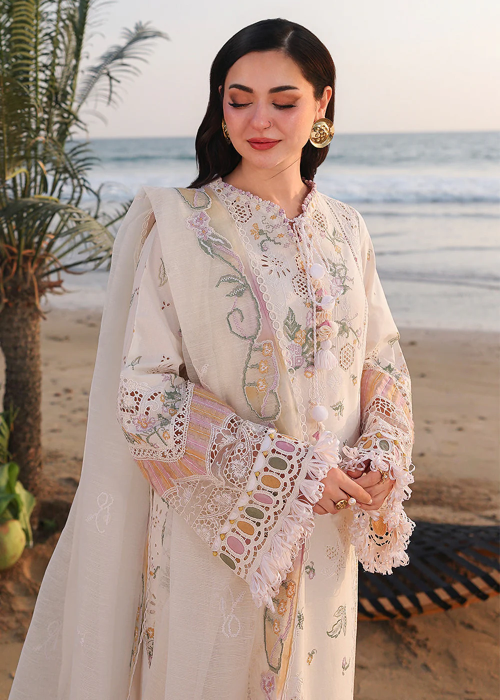 Sahil Luxury Lawn '26 by Qalamkar | SA-10 ILARA - Image 2