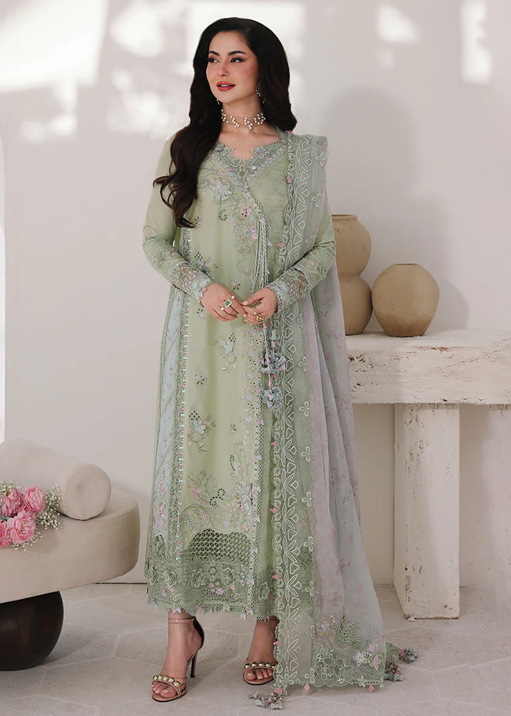 Sahil Luxury Lawn '26 by Qalamkar | SA-12 JIYA