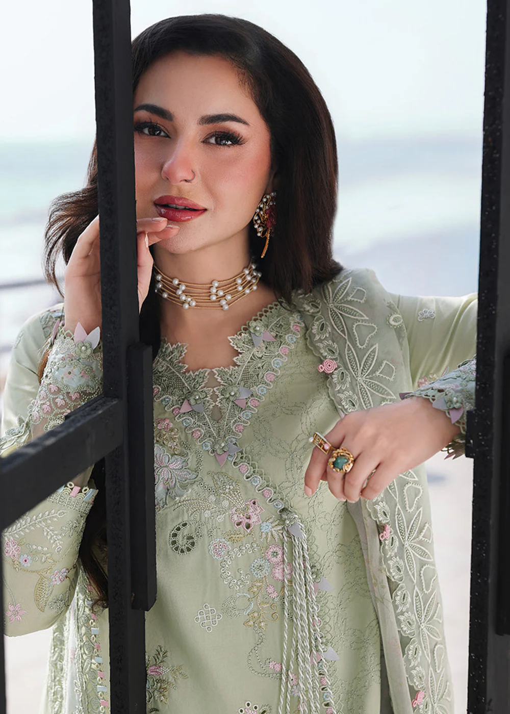 Sahil Luxury Lawn '26 by Qalamkar | SA-12 JIYA - Image 7
