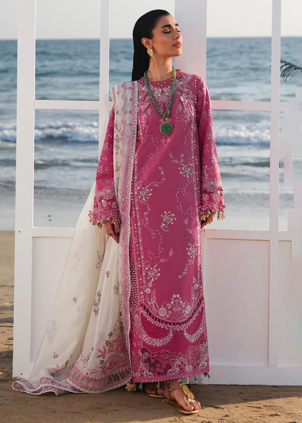 Sahil Luxury Lawn '26 by Qalamkar | SA-13 TARA