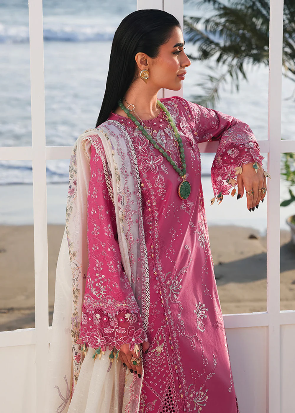 Sahil Luxury Lawn '26 by Qalamkar | SA-13 TARA - Image 2