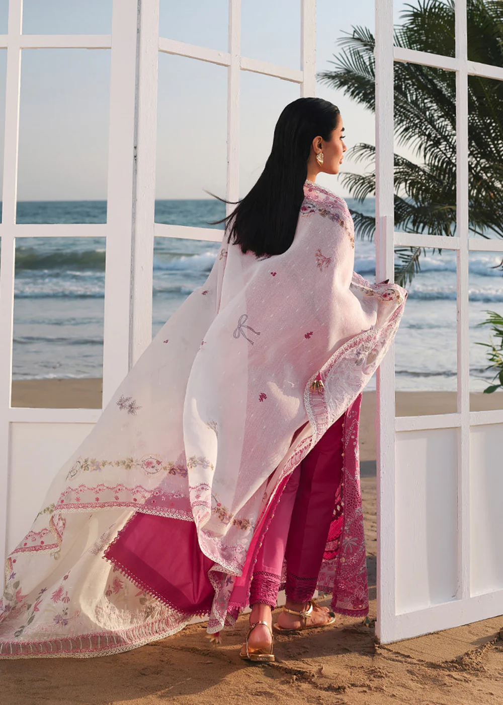 Sahil Luxury Lawn '26 by Qalamkar | SA-13 TARA - Image 3