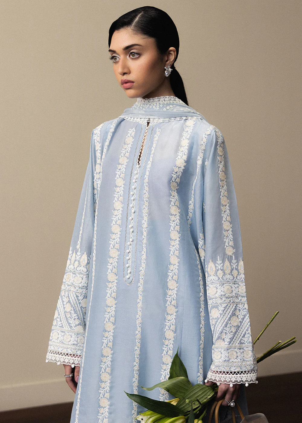 Satori Luxury Lawn '26 by Zara Shahjahan | Aoyomi-D1 - Image 2