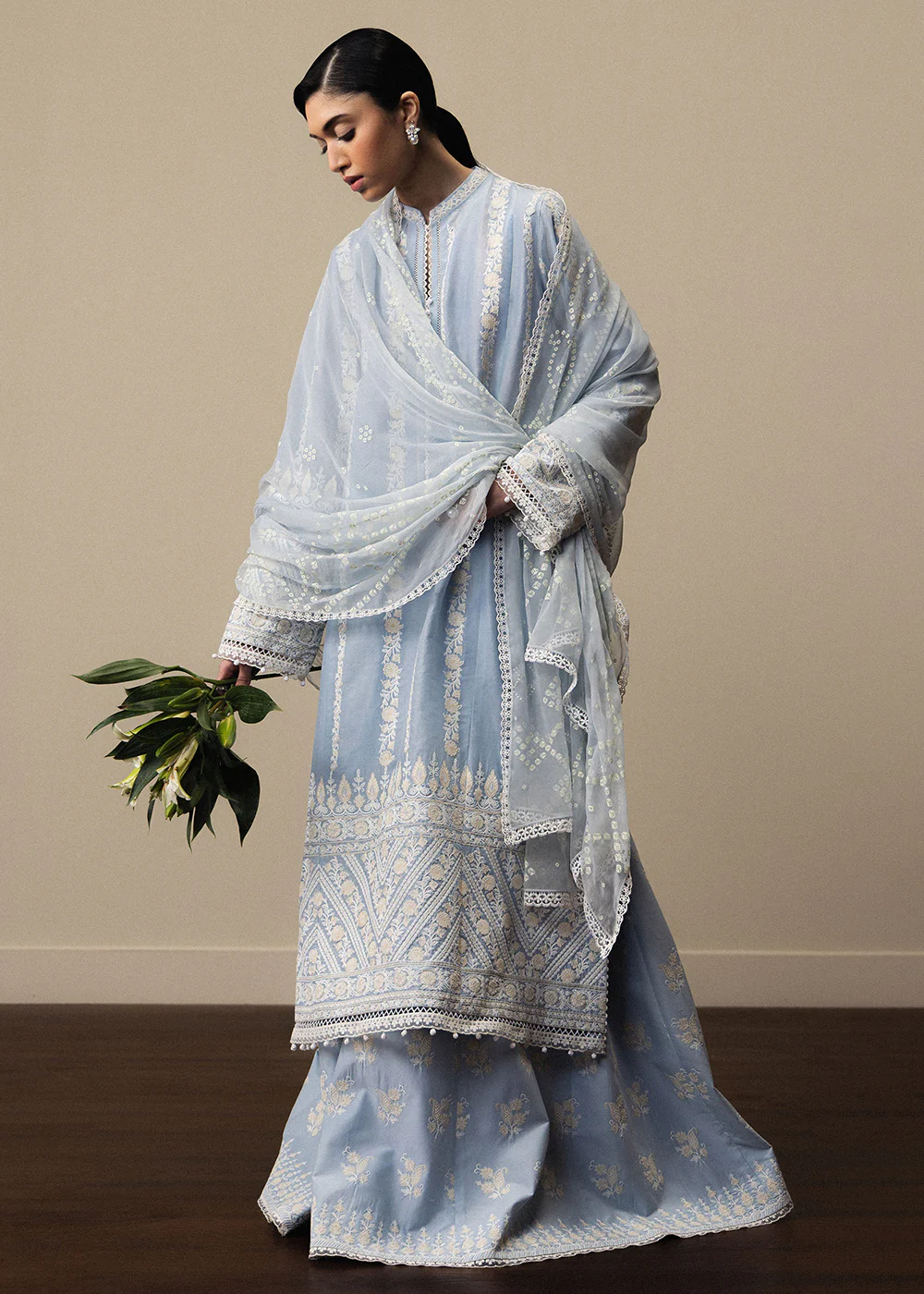 Satori Luxury Lawn '26 by Zara Shahjahan | Aoyomi-D1 - Image 4