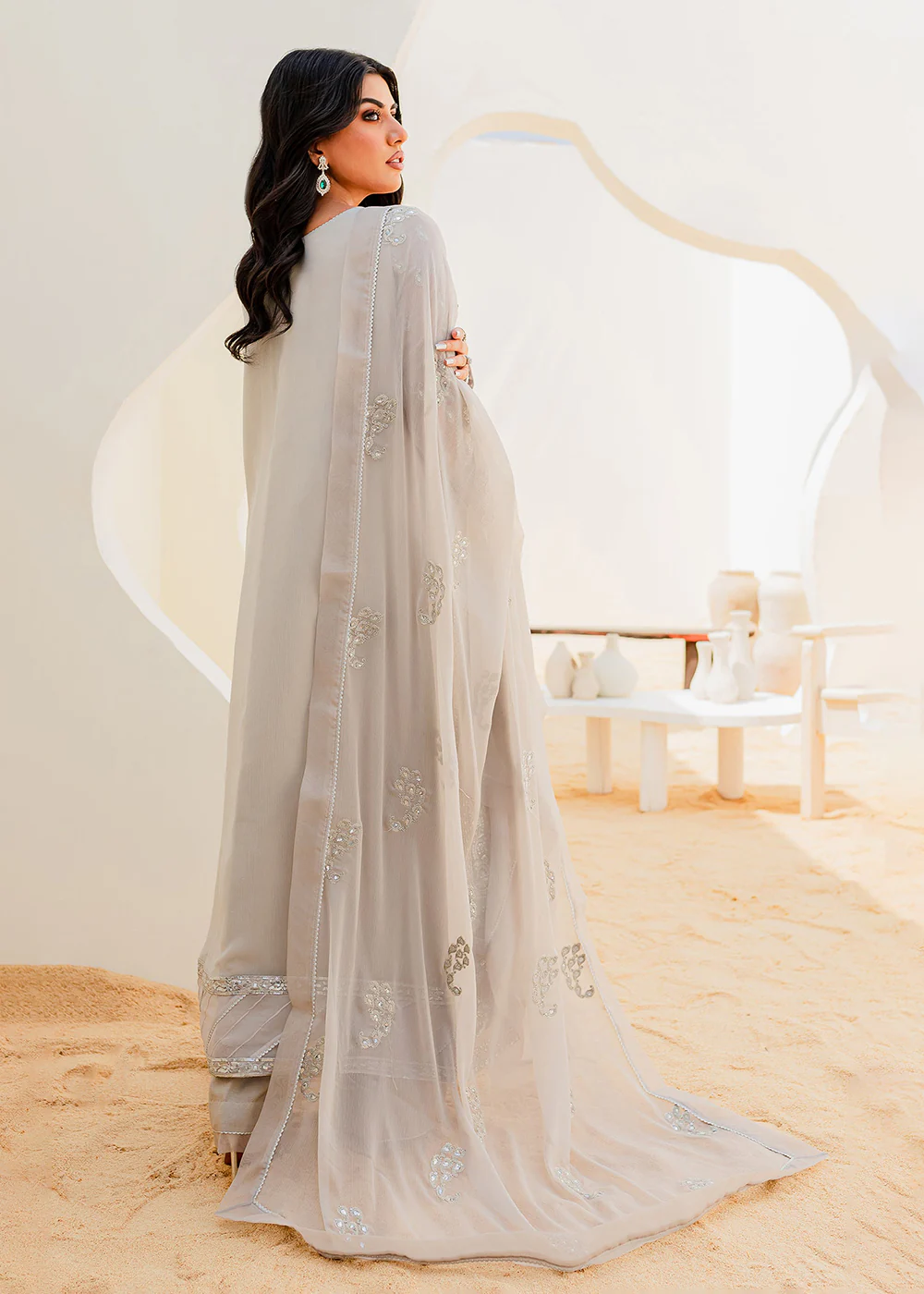 Sejal Luxury Formals 2023 by Maryum & Maria | BARELY BLUE (QS23-504) - Image 3