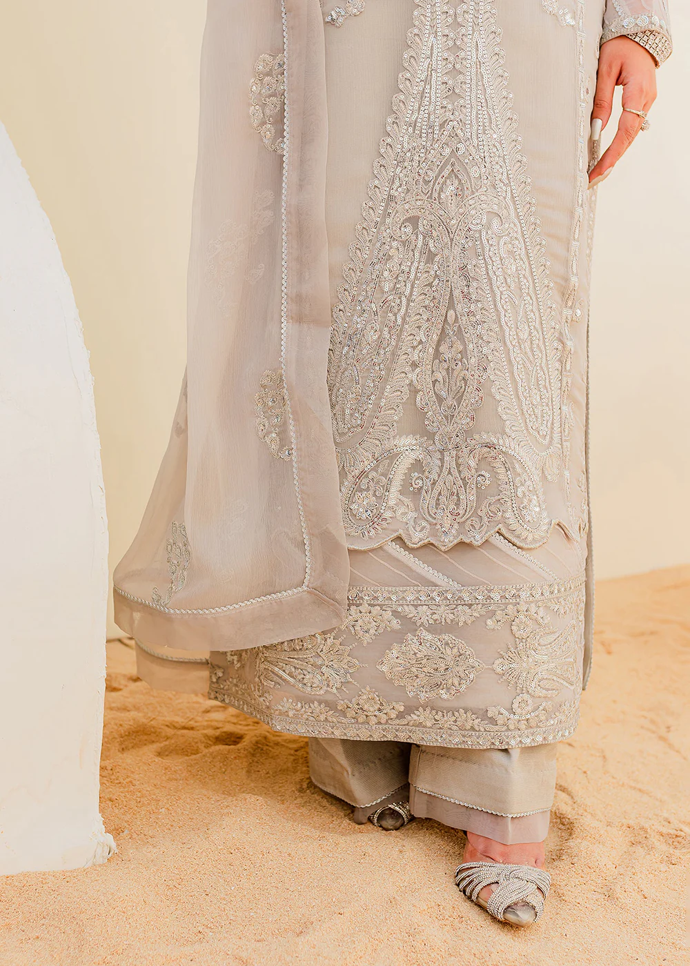 Sejal Luxury Formals 2023 by Maryum & Maria | BARELY BLUE (QS23-504) - Image 5
