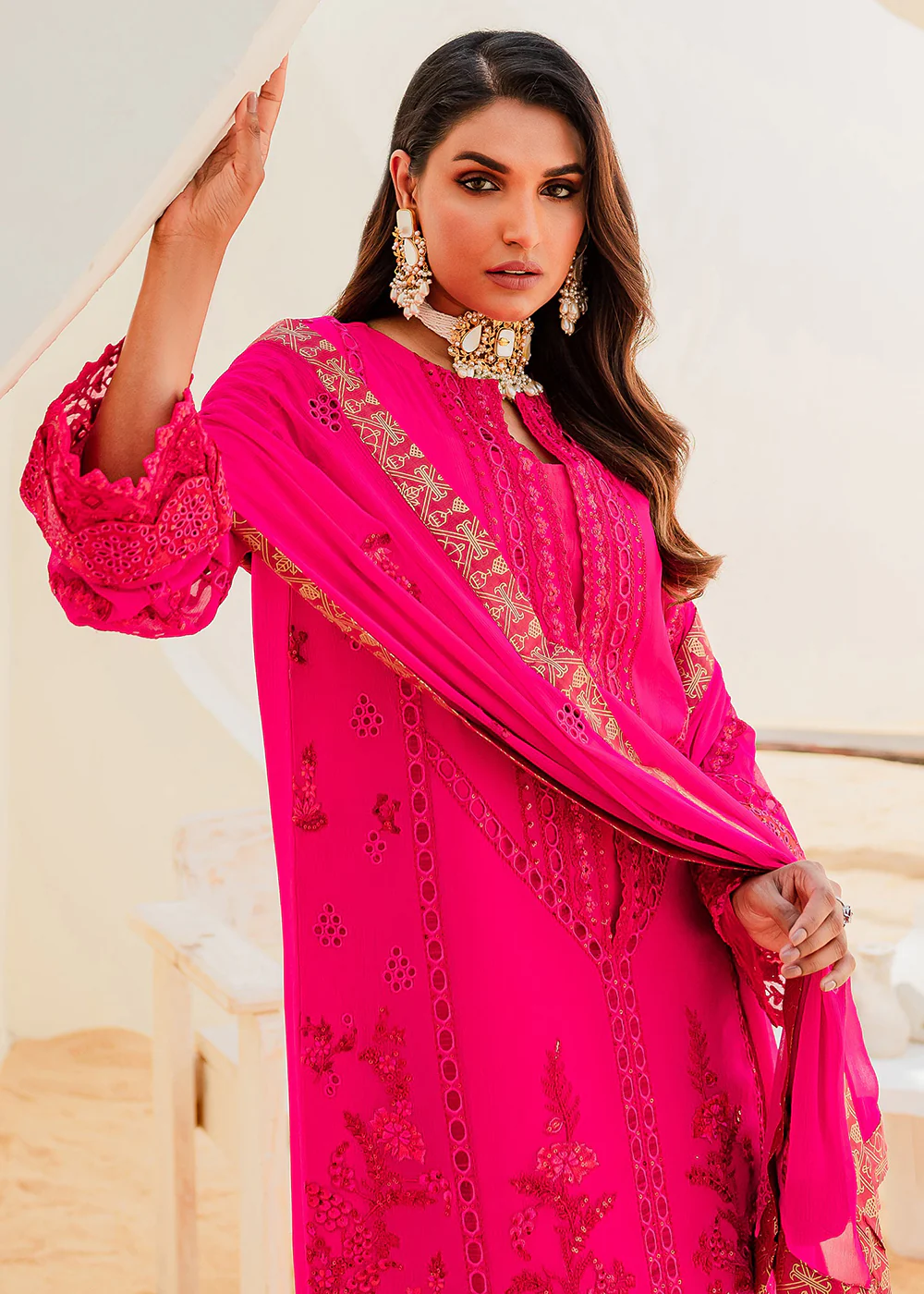 Sejal Luxury Formals 2023 by Maryum & Maria | BEETROOT PURPLE (QS23-503) - Image 2