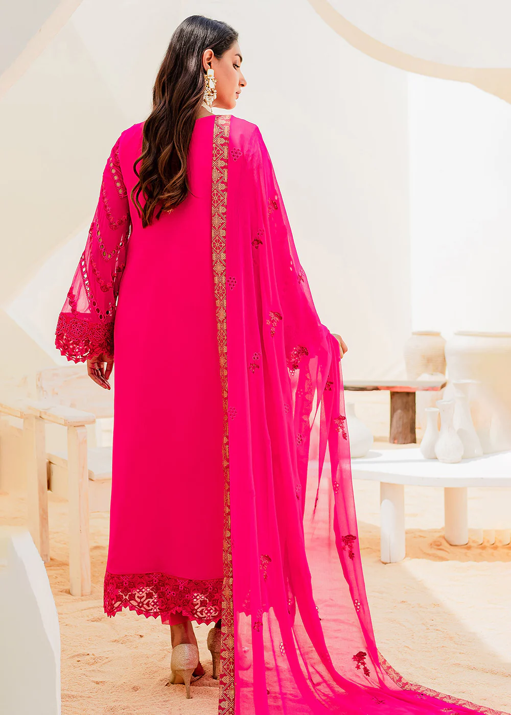 Sejal Luxury Formals 2023 by Maryum & Maria | BEETROOT PURPLE (QS23-503) - Image 3
