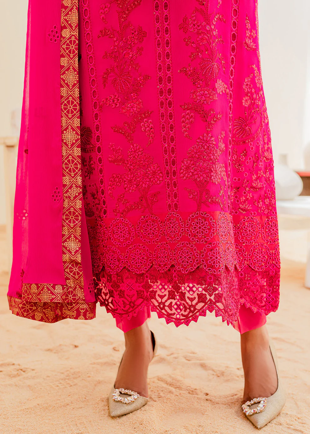 Sejal Luxury Formals 2023 by Maryum & Maria | BEETROOT PURPLE (QS23-503) - Image 4
