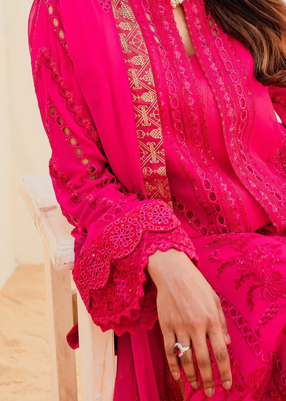 Sejal Luxury Formals 2023 by Maryum & Maria | BEETROOT PURPLE (QS23-503) - Image 5