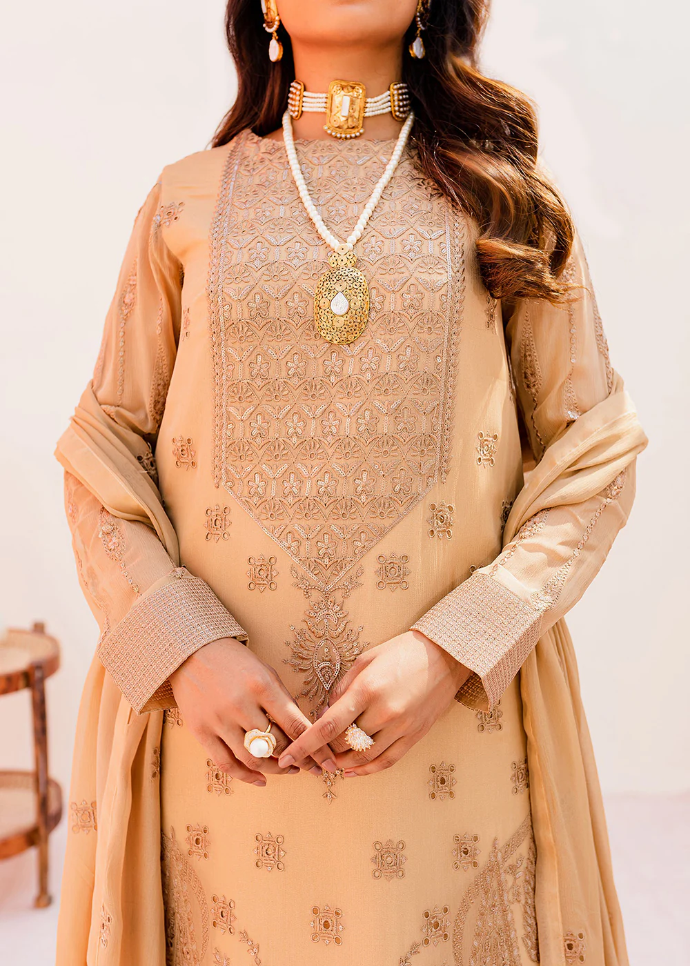 Sejal Luxury Formals 2023 by Maryum & Maria | DESERT DUST (QS23-501) - Image 4