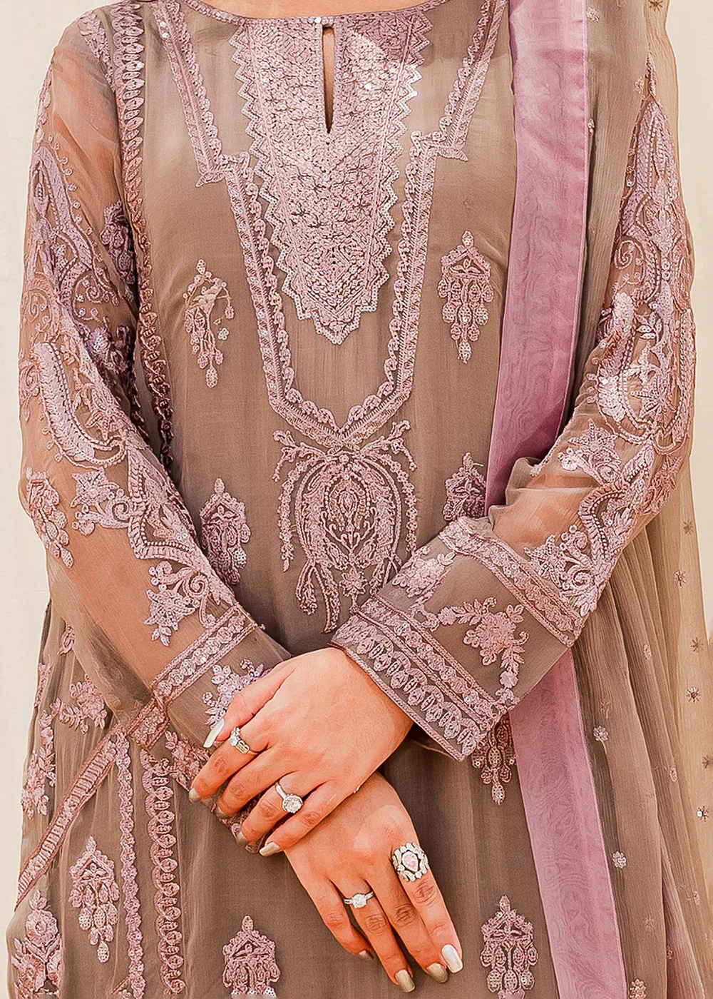 Sejal Luxury Formals 2023 by Maryum & Maria | WOODROSE (QS23-508) - Image 4