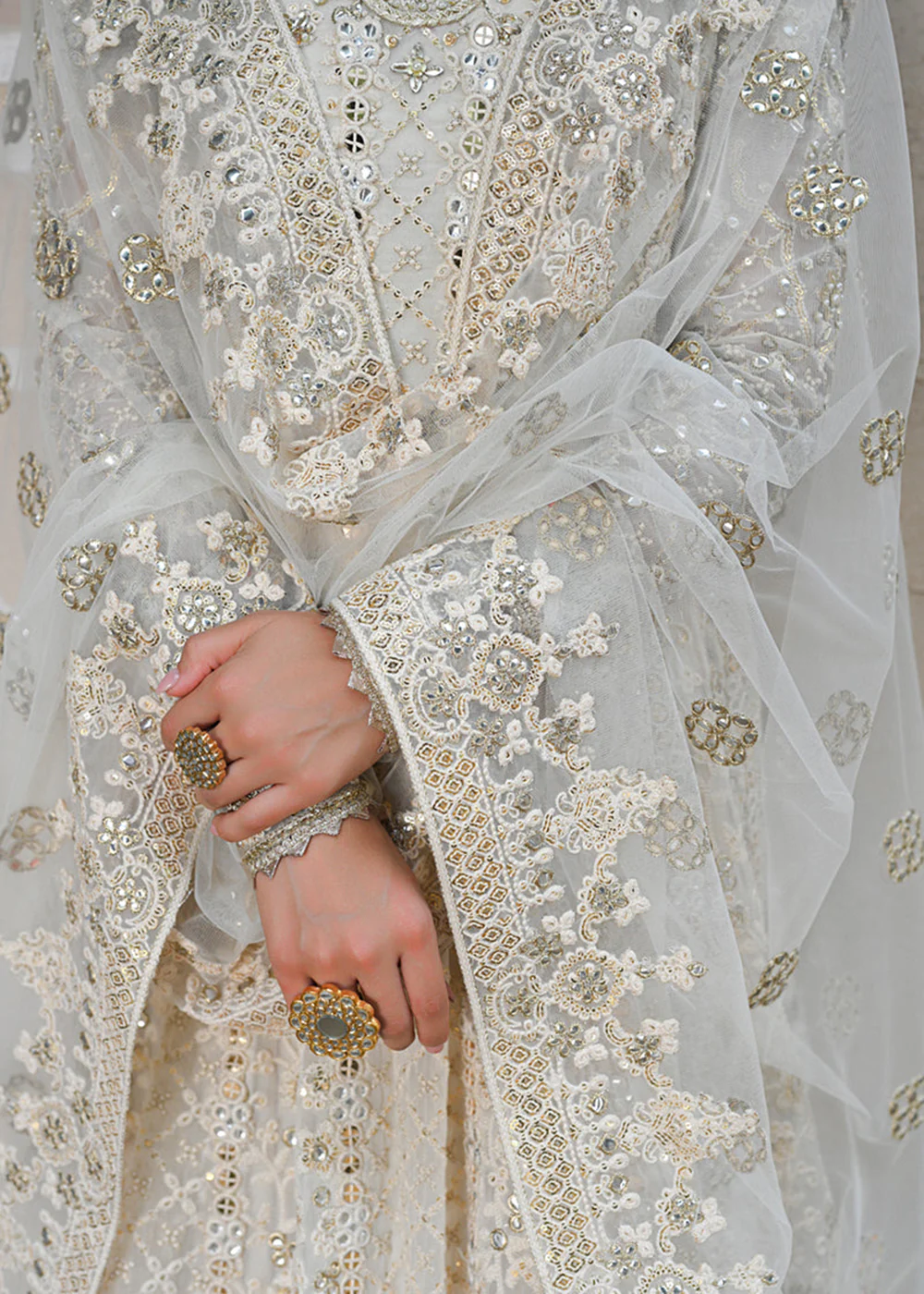 Singhar Wedding Formals '24 by Qalamkar | RF-03 BAHAR - Image 7