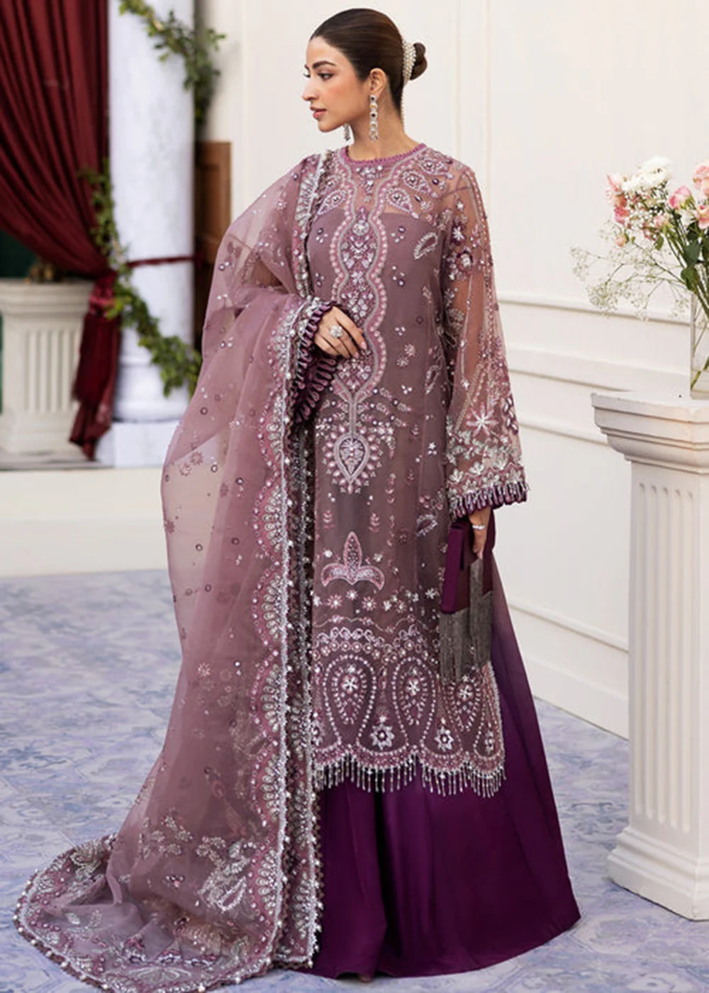 Siraa Luxury Formals '25 by Sadaf Fawad Khan | Wistful Mauve