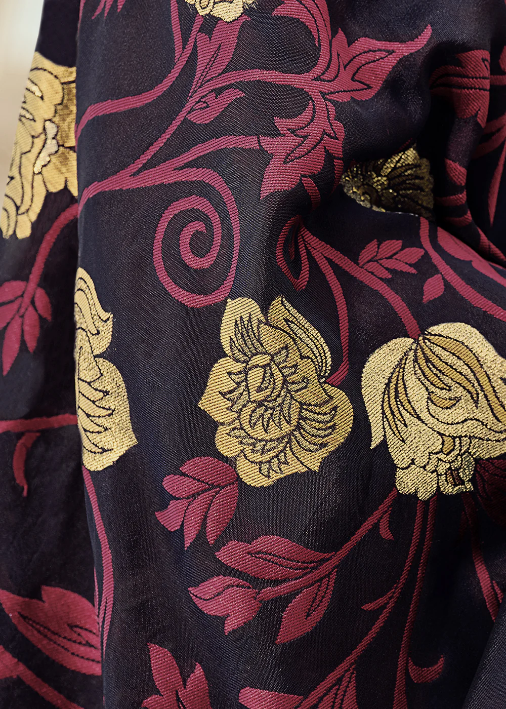 Swarovski Embroidered Sensational Maroon Pant Salwar Suit - Image 4