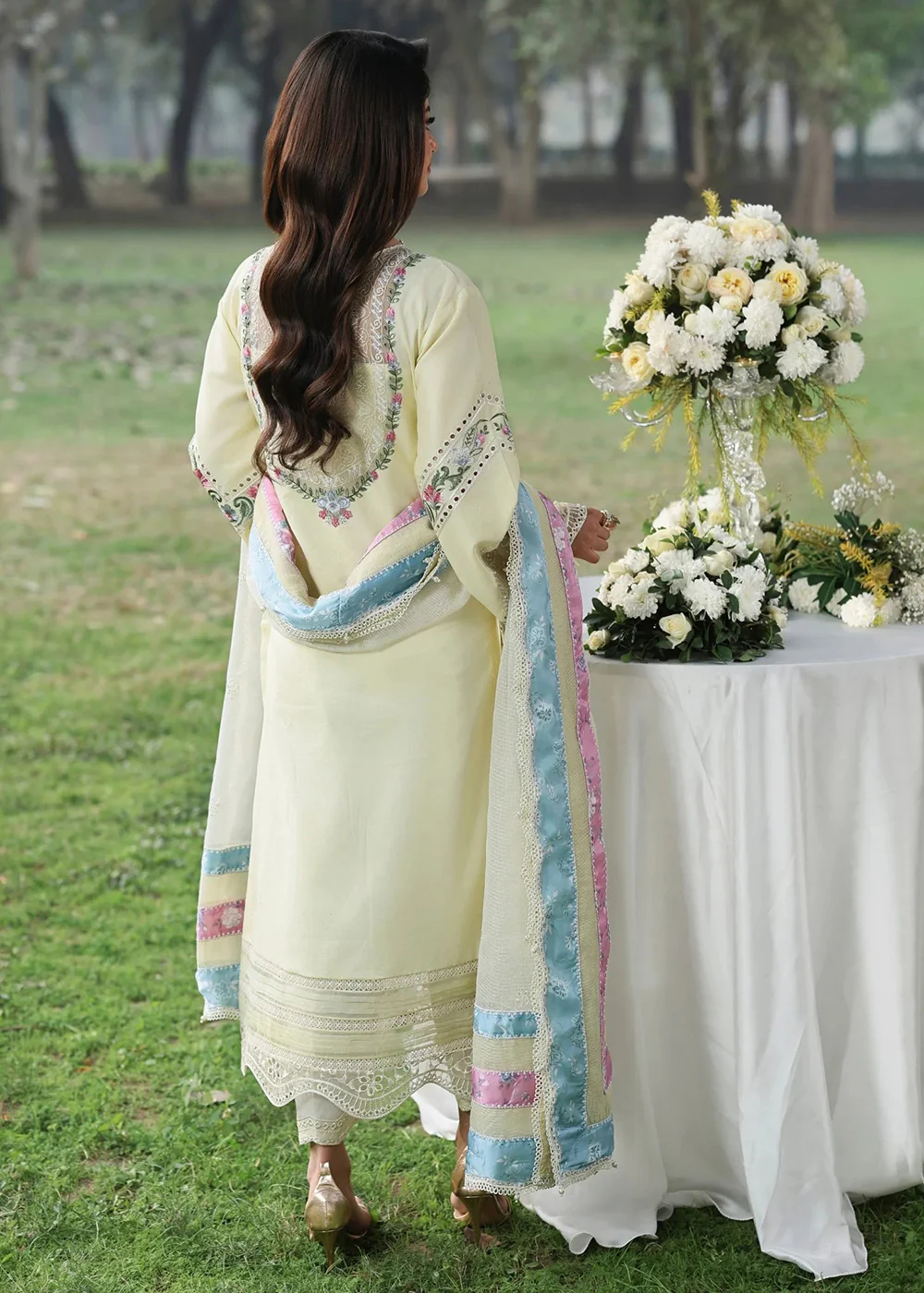 Tales of Petals Luxury Lawn '26 by Sardinia | DAISY DREAM - Image 3