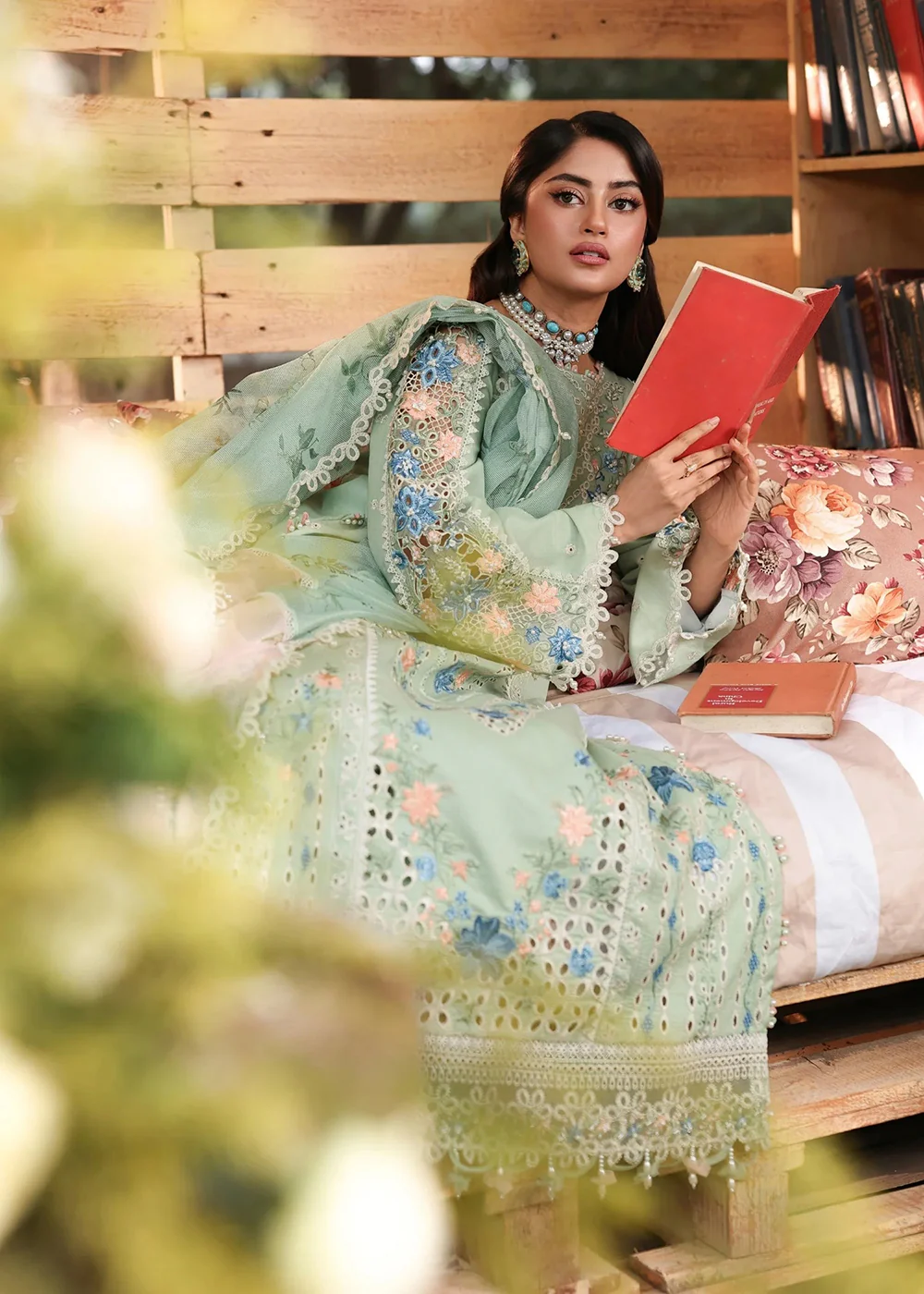 Tales of Petals Luxury Lawn '26 by Sardinia | SUMMER SAGE - Image 5