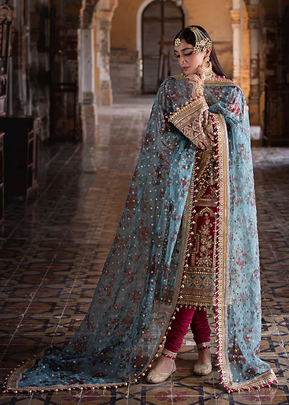 Talpur Dynasty '23 - Unstitched Festive Vol. IV by MNR - BIBI LAL - Image 5