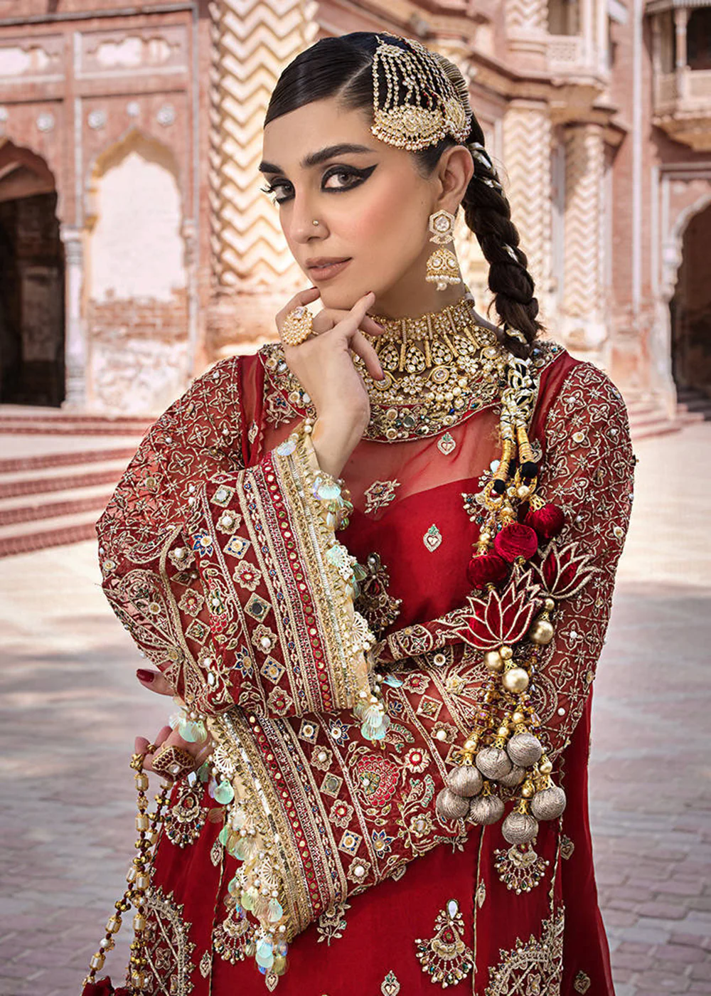 Talpur Dynasty '23 - Unstitched Festive Vol. IV by MNR - BIYA BEGUM - Image 2