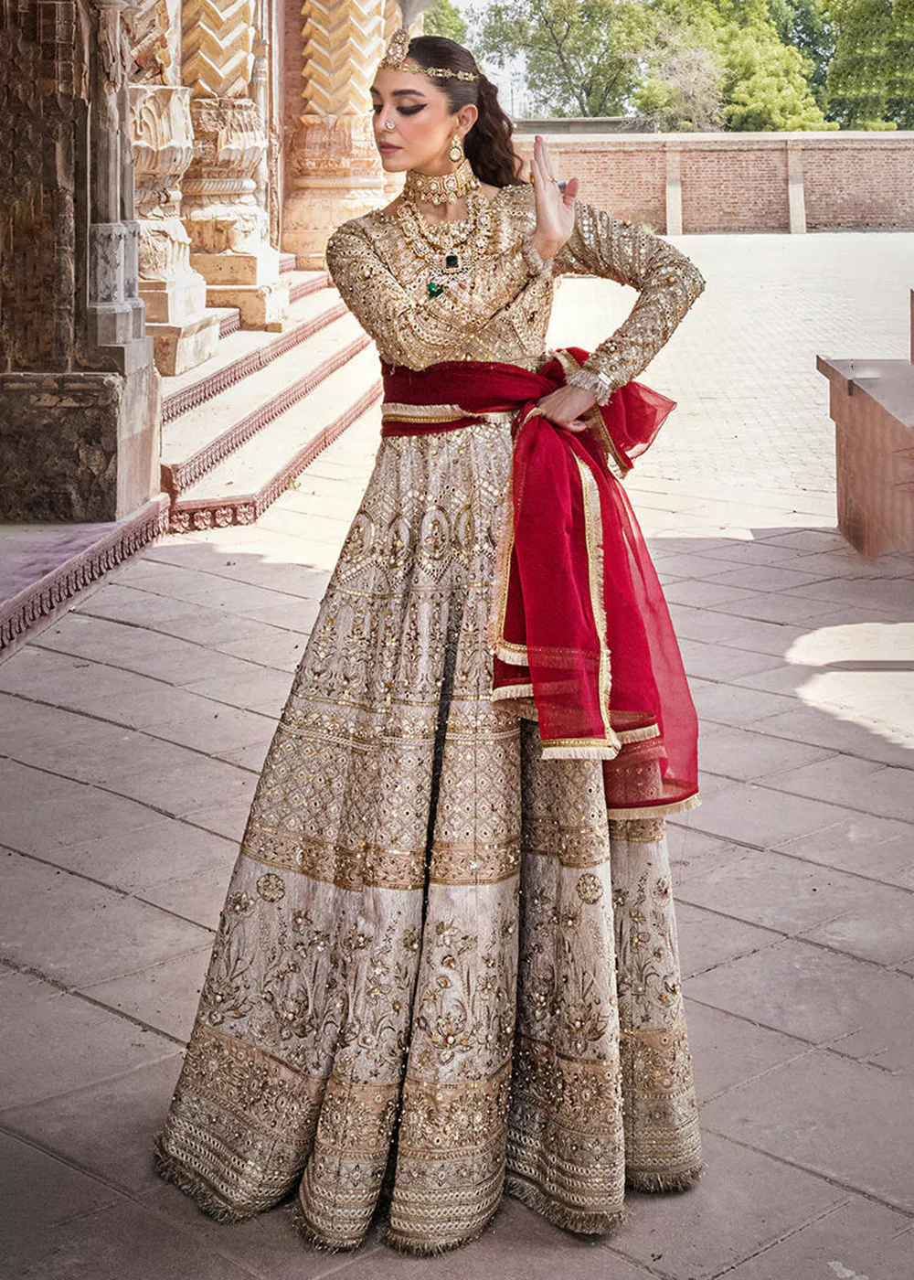 Talpur Dynasty '23 - Unstitched Festive Vol. IV by MNR - MOTI - Image 7