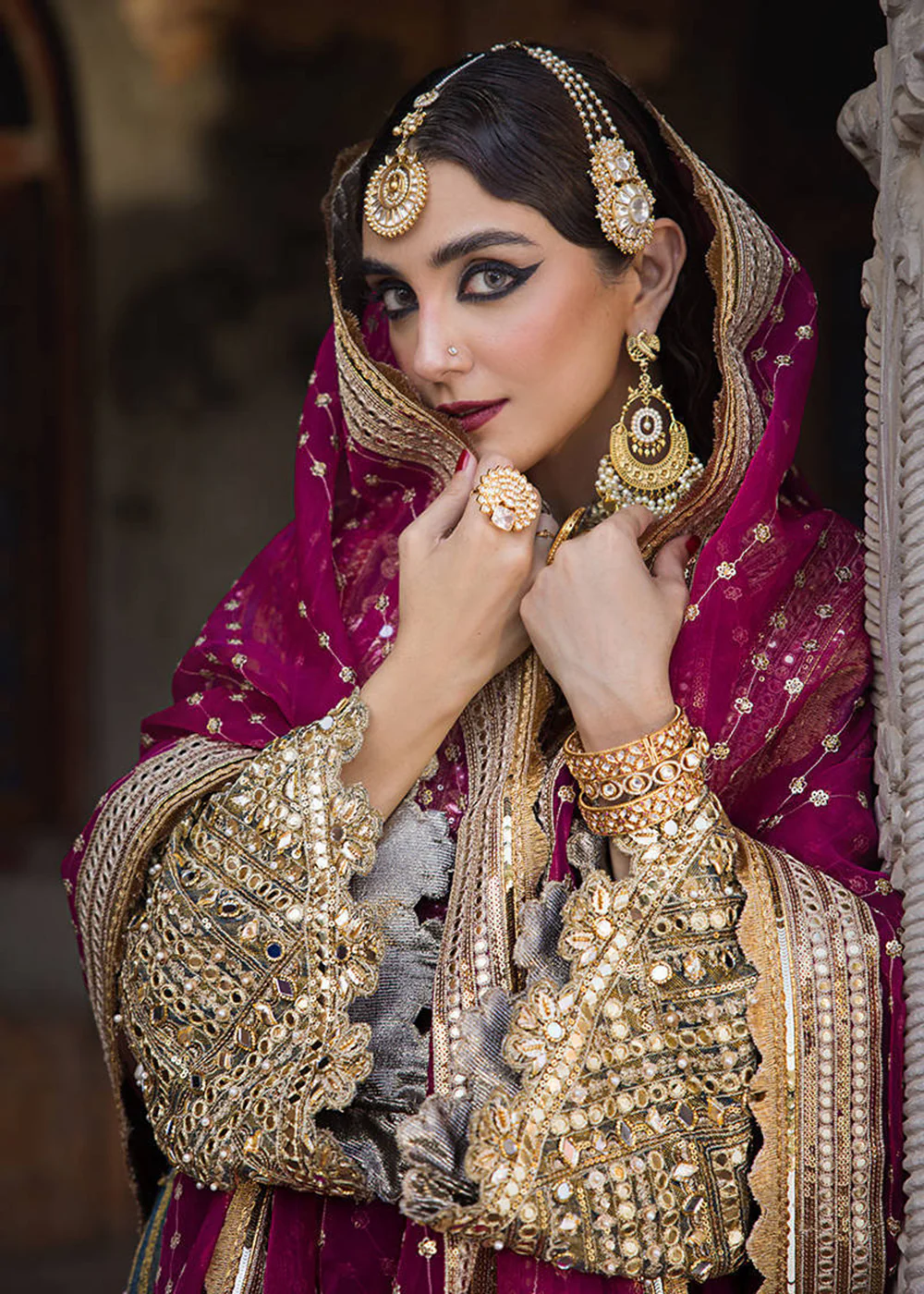 Talpur Dynasty '23 - Unstitched Festive Vol. IV by MNR - NAWAB SAHIBA - Image 2
