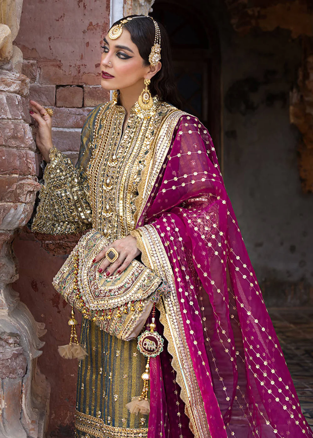 Talpur Dynasty '23 - Unstitched Festive Vol. IV by MNR - NAWAB SAHIBA - Image 7