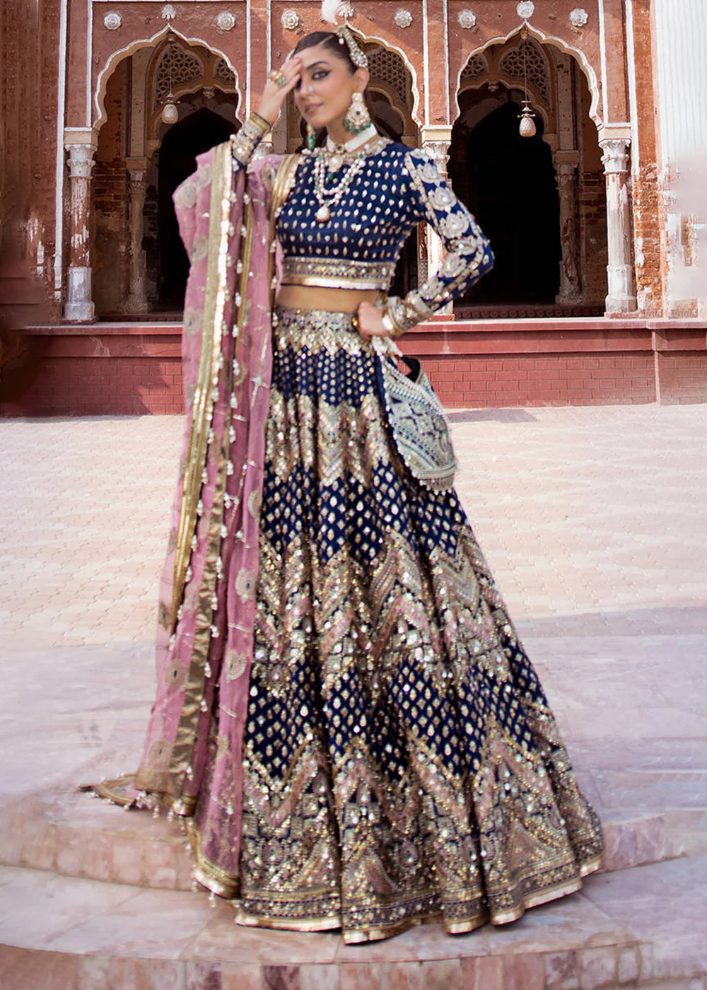 Talpur Dynasty '23 - Unstitched Festive Vol. IV by MNR - SHAHTAJ - Image 6