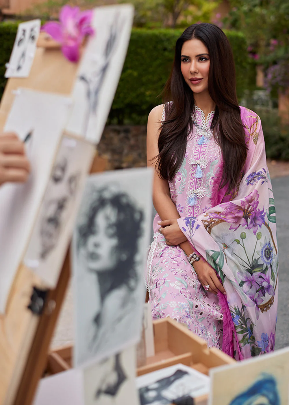 Te Amo Luxury Lawn '24 by Mushq | FLORENCE FINESSE - Image 2