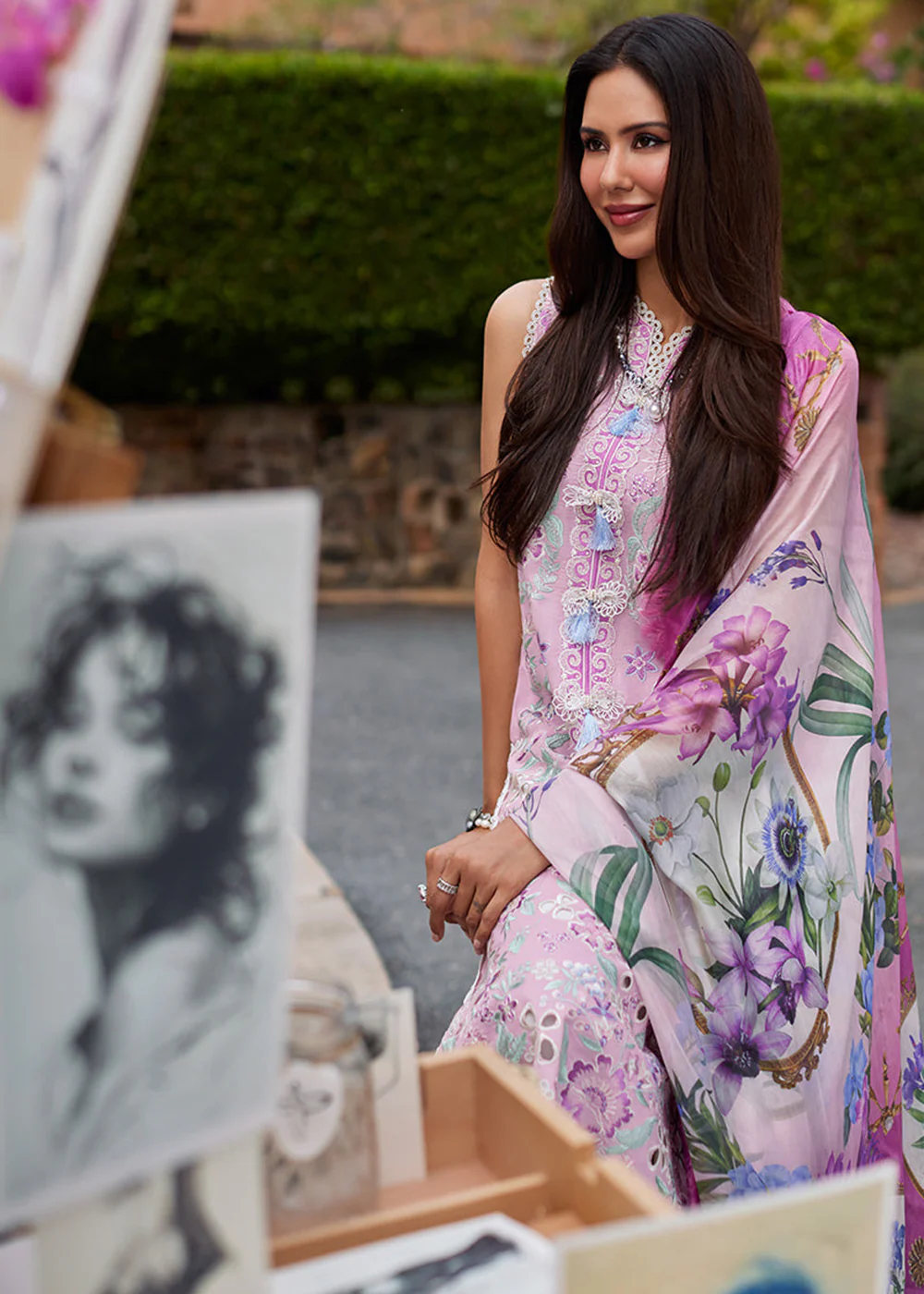 Te Amo Luxury Lawn '24 by Mushq | FLORENCE FINESSE - Image 7