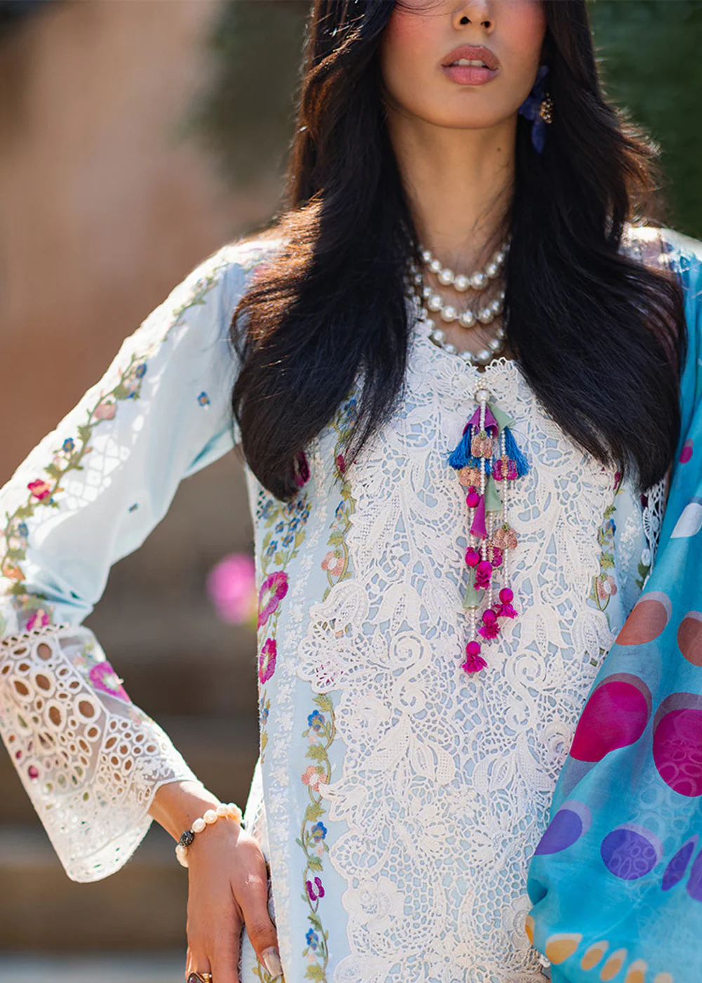Te Amo Luxury Lawn '24 by Mushq | LUCCA LURE - Image 7