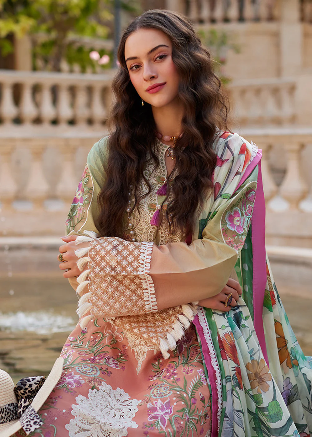 Te Amo Luxury Lawn '24 by Mushq | VENICE VERVE - Image 2