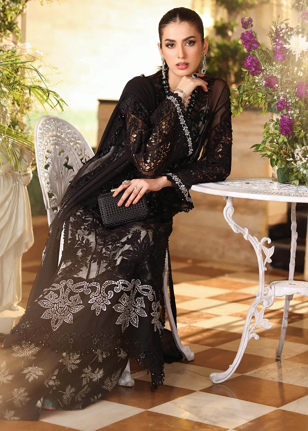 Tea Affair Chiffon Formals '26 by Maria B | MPC-26-101 - Image 6