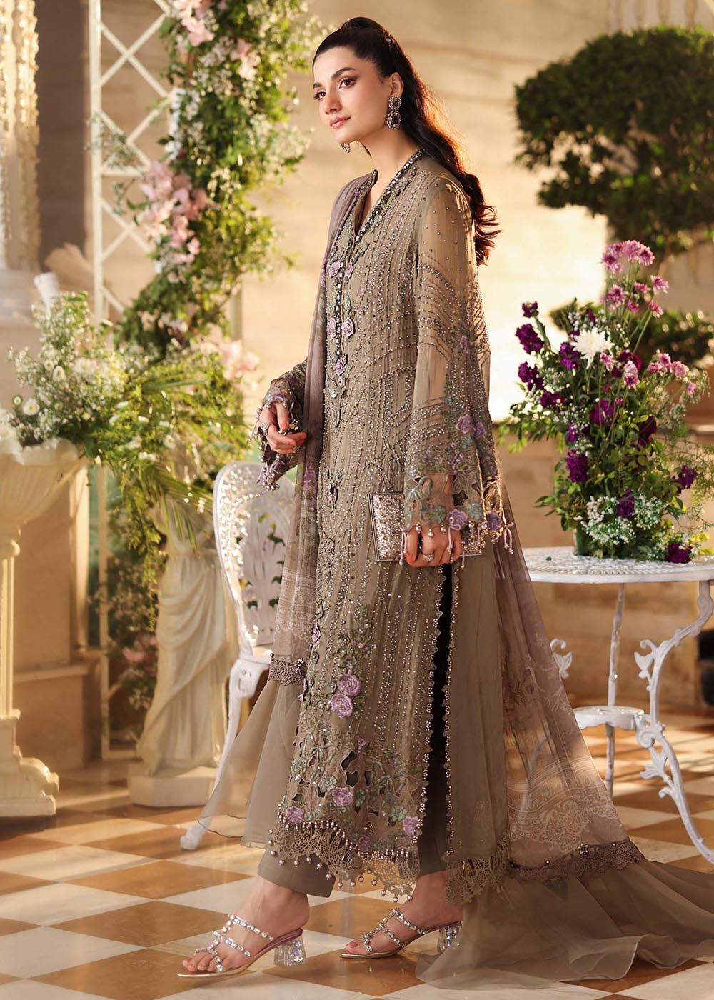 Tea Affair Chiffon Formals '26 by Maria B | MPC-26-102 - Image 7