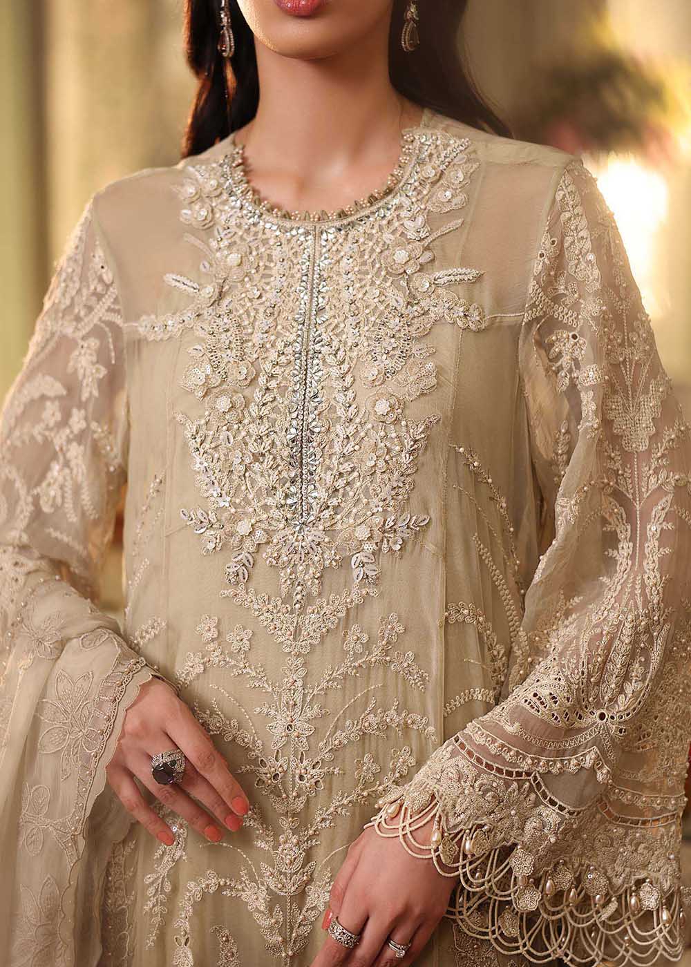 Tea Affair Chiffon Formals '26 by Maria B | MPC-26-103 - Image 7
