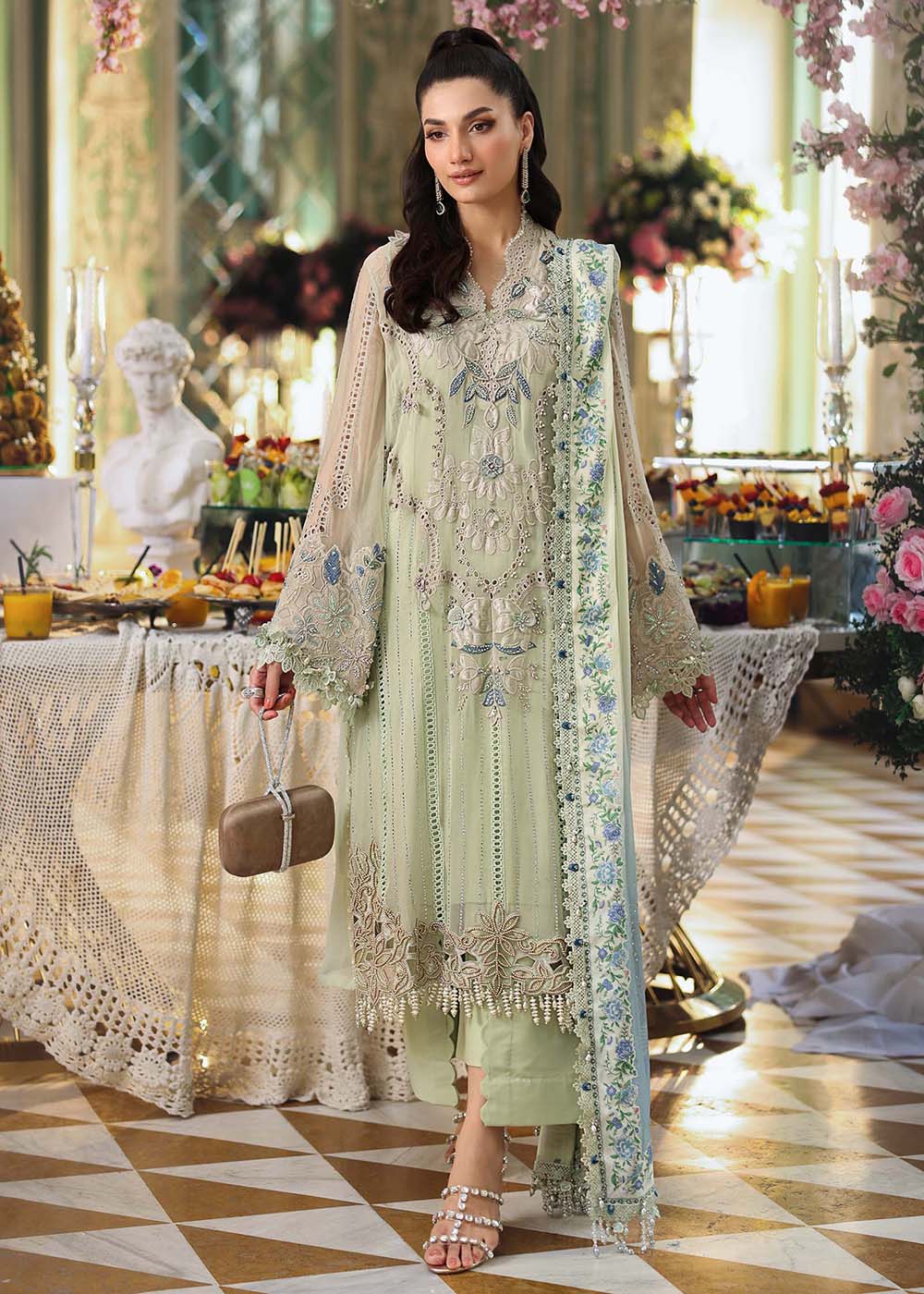 Tea Affair Chiffon Formals '26 by Maria B | MPC-26-105