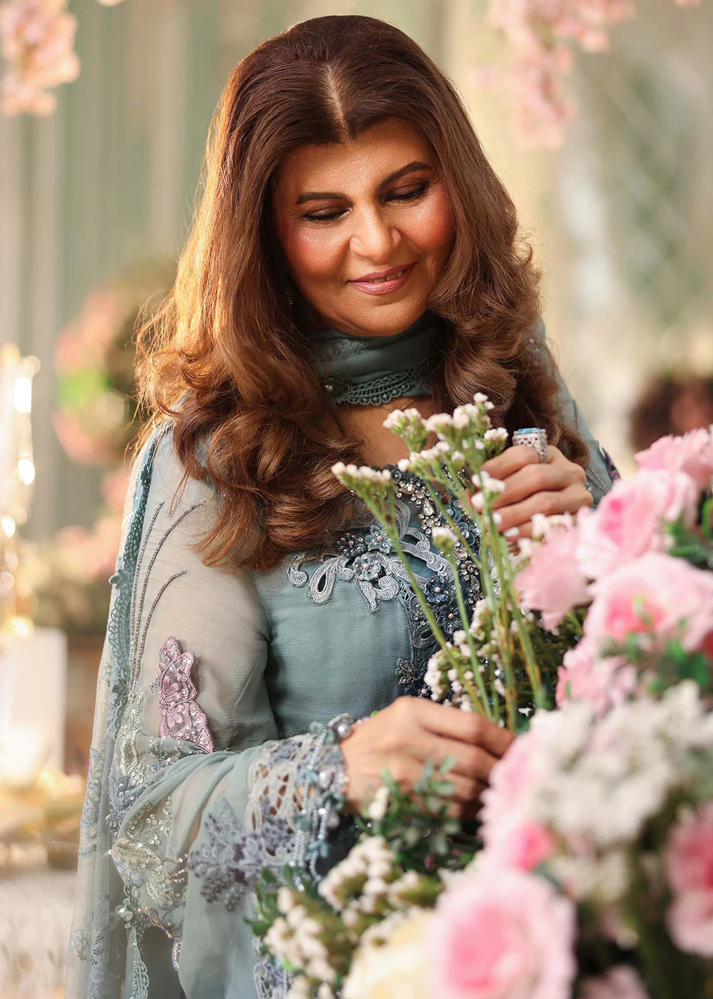 Tea Affair Chiffon Formals '26 by Maria B | MPC-26-106 - Image 4