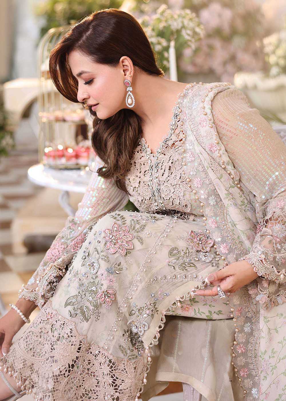 Tea Affair Chiffon Formals '26 by Maria B | MPC-26-107 - Image 4