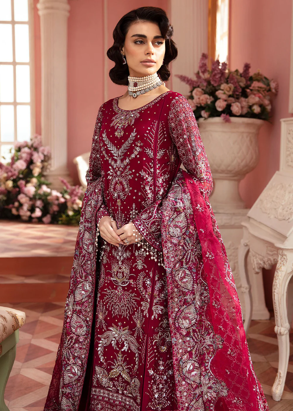 The Secret Garden Luxury Unstitched Formals '24 by Nureh | CHARLOTTE - Image 8