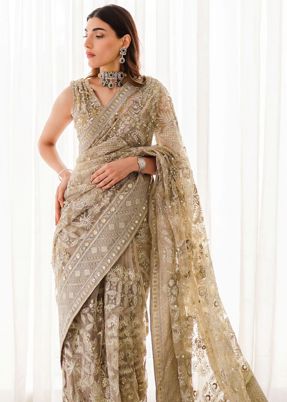 The Secret Garden Luxury Unstitched Formals '24 by Nureh | CLARA - Image 2