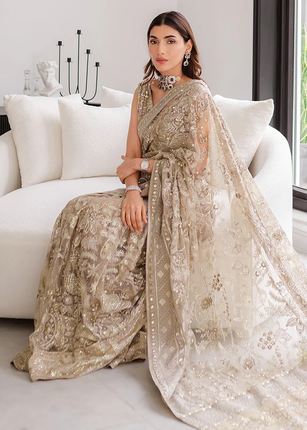 The Secret Garden Luxury Unstitched Formals '24 by Nureh | CLARA - Image 7