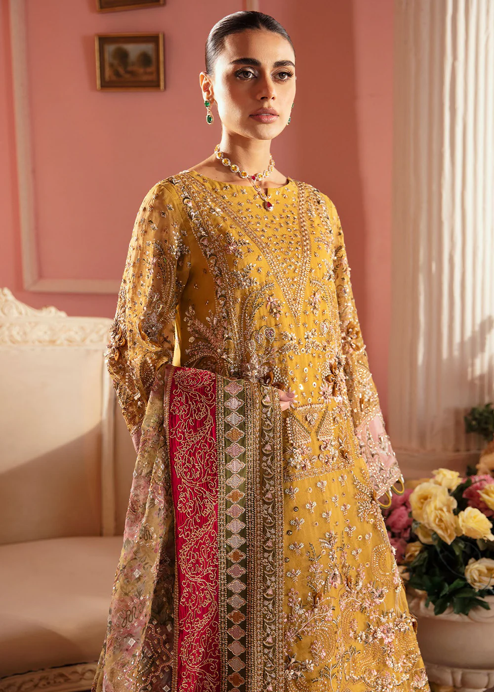 The Secret Garden Luxury Unstitched Formals '24 by Nureh | FLORENCE - Image 6