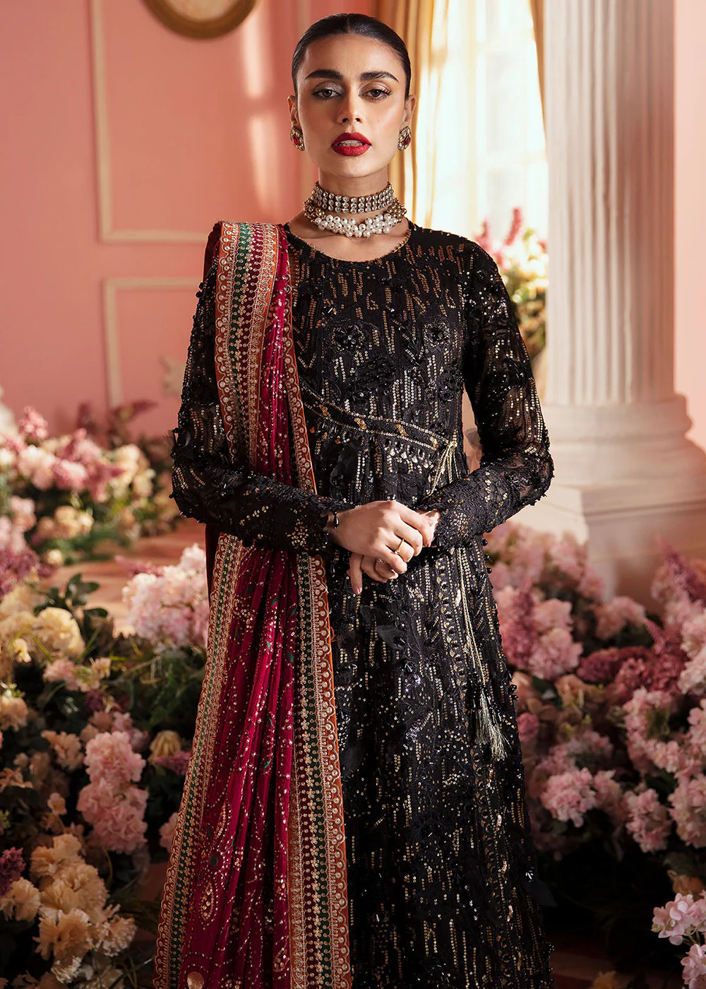 The Secret Garden Luxury Unstitched Formals '24 by Nureh | STELLA - Image 6