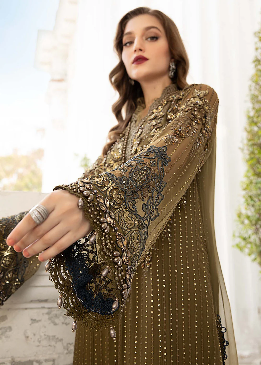 Unstitched Chiffon Formals '24 by Maria B | MPC-24-108 - Image 5