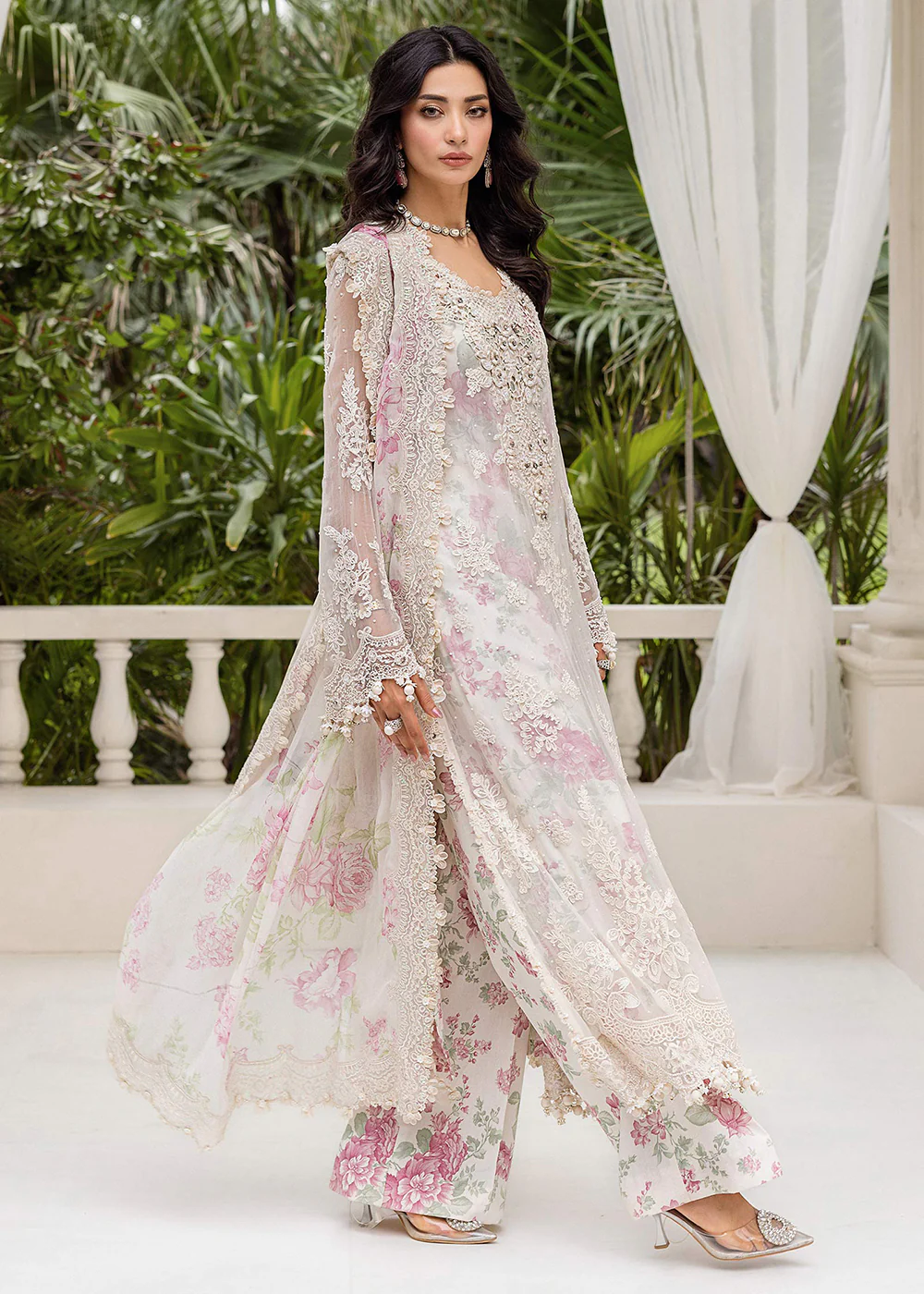 Unstitched Chiffons '25 by Maria B | MPC-25-101 - Image 3