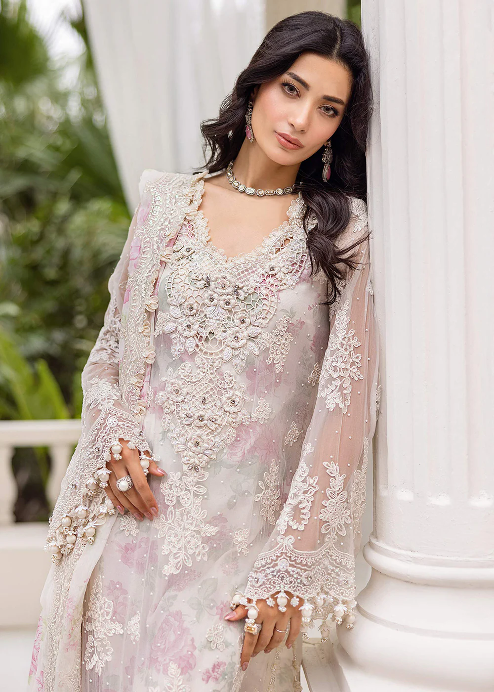 Unstitched Chiffons '25 by Maria B | MPC-25-101 - Image 7