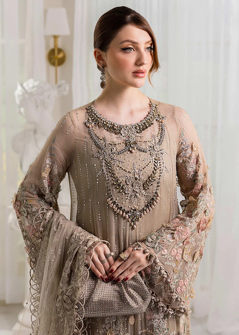 Unstitched Chiffons '25 by Maria B | MPC-25-107 - Image 2